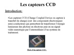 Capteur ccd