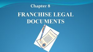 Ufoc franchise disclosure document Ufoc franchise disclosure document