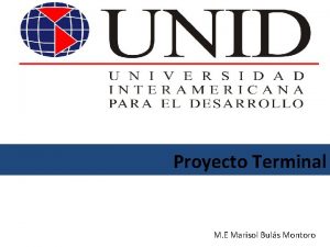 Proyecto Terminal M E Marisol Buls Montoro Documento