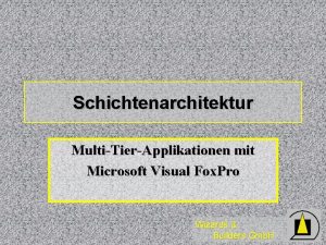 Schichtenarchitektur MultiTierApplikationen mit Microsoft Visual Fox Pro Wizards