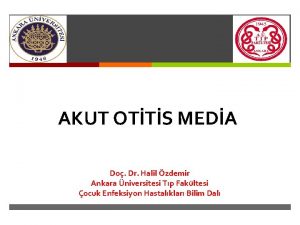 AKUT OTTS MEDA Do Dr Halil zdemir Ankara