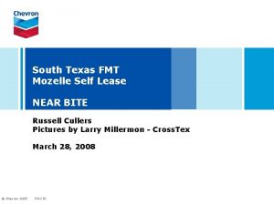 South Texas FMT Mozelle Self Lease NEAR BITE