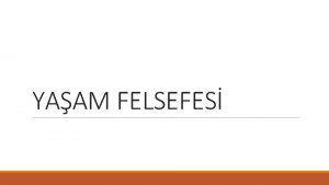 Pesimizm felsefesi