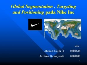 Nike segmentation