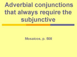 Paired conjunctions examples