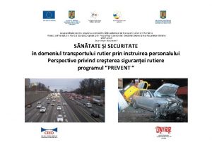 SNTATE I SECURITATE n domeniul transportului rutier prin