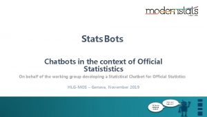 Stats Bots Chatbots in the context of Official