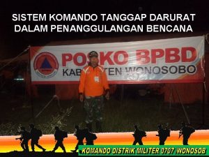 SISTEM KOMANDO TANGGAP DARURAT DALAM PENANGGULANGAN BENCANA Biodata