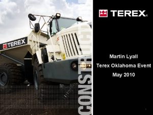 Martin Lyall Terex Oklahoma Event May 2010 1