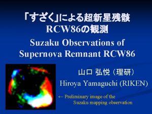 RCW 86 Suzaku Observations of Supernova Remnant RCW