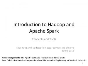 Apache spark concepts