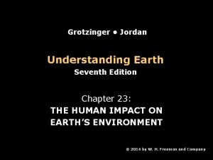 Grotzinger Jordan Understanding Earth Seventh Edition Chapter 23