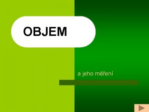 Jednotky objemu