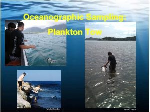 Oceanographic Sampling Plankton Tow Photo by Alyson Bahr