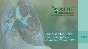 Gua de prctica clnica Enfermedad pulmonar obstructiva crnica