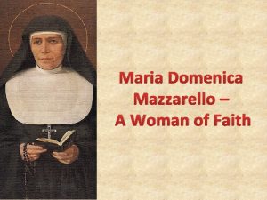 Maria domenica mazzarello