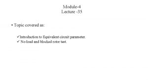 Module4 Lecture 35 Topic covered as Introduction to