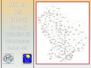 Alfabeto dei dialetti lucani