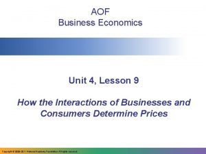 Economics unit 3 lesson 9