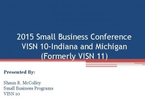 2015 Small Business Conference VISN 10 Indiana and