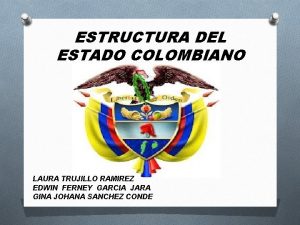 Organigrama del estado colombiano