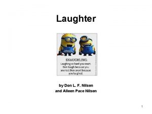 Laughter by Don L F Nilsen and Alleen