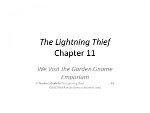 Chapter 11 of percy jackson and the lightning thief