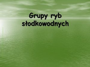 Grupy ryb sodkowodnych Szczupak Szeroko rozprzestrzeniona drapiena ryba