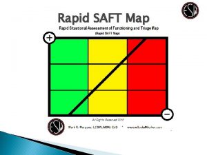 Rapid SAFT Map Rapid Situational Assessment of Functioning