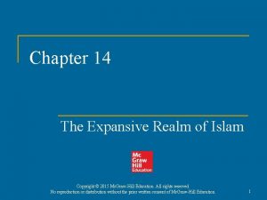 Chapter 14 the expansive realm of islam