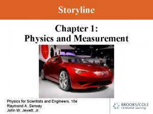 Storyline Chapter 1 Physics and Measurement Physics for