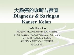 Dr tan huck joo