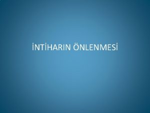 NTHARIN NLENMES NTHARIN NLENMES Dnya apnda intihar 15