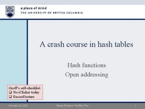 курс hash table