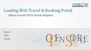 Cms for travel portal