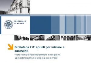 Biblioteca 2 0 spunti per iniziare a costruirla