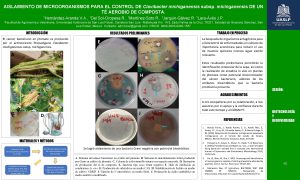 AISLAMIENTO DE MICROORGANISMOS PARA EL CONTROL DE Clavibacter