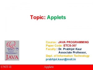 Java applet program draw cartoon
