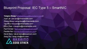 Smart nic architecture