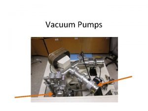 Vacuum Pumps Basics vacuum noun 1 a space