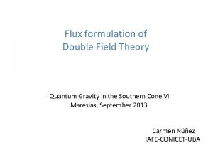 Flux formulation of Double Field Theory Quantum Gravity