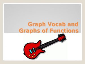 Graph Vocab and Graphs of Functions General Graph