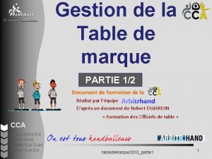 Gestion de la Table de marque PARTIE 12