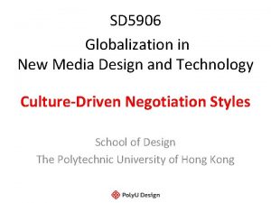 SD 5906 Globalization in New Media Design and
