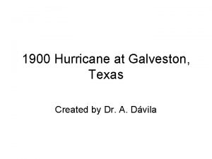 1900 Hurricane at Galveston Texas Created by Dr