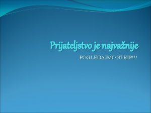 Strip o prijateljstvu