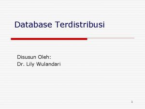 Contoh query terdistribusi