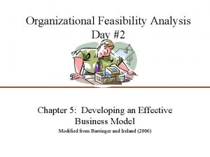 Organizational feasibility example