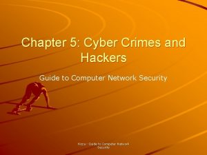 Chapter 5 Cyber Crimes and Hackers Guide to