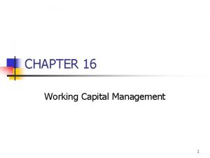 Operating net working capital formula
